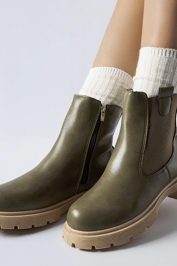 Zelené členkové čižmy s... 2