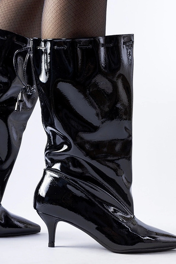 Čierne čižmy Clinton na...