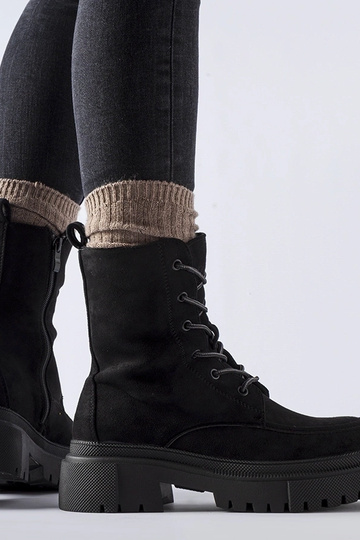 Čierne pracovné čižmy s...