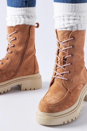 Ružové turistické topánky s...