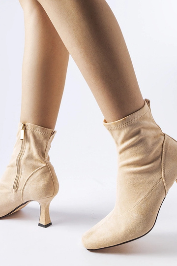 Béžové členkové čižmy na... 2