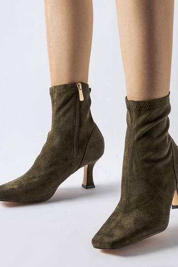 Zelené členkové čižmy na...