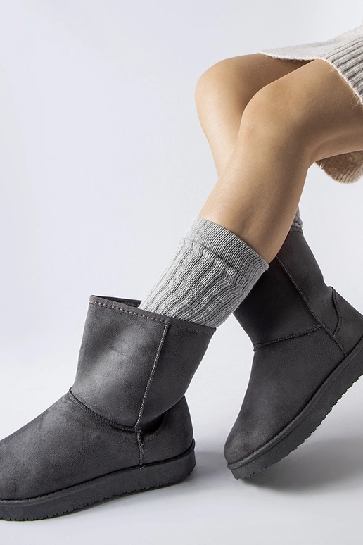 Sivé zateplené klasické snehule Libero