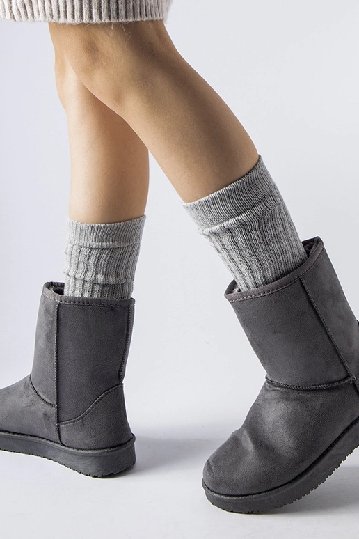 Sivé zateplené klasické snehule Libero