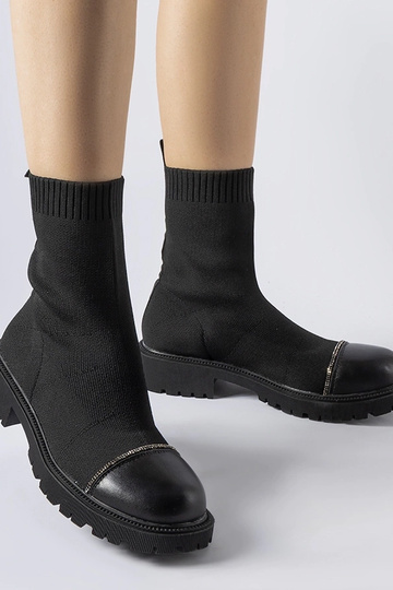 Čierne kamienkové ponožkové... 2