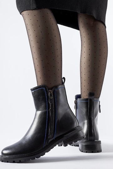 Čierne botky s ozdobnou... 2