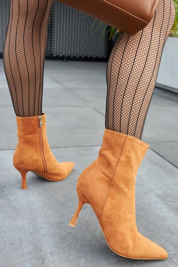 Teplé hnedé čižmy Guimond... 2