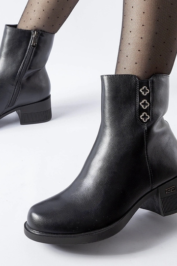 Čierne zateplené botky s... 2