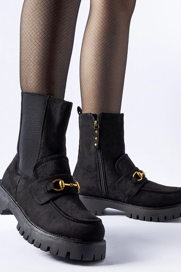 Čierne zateplené členkové...