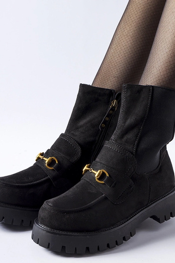 Čierne zateplené členkové... 2