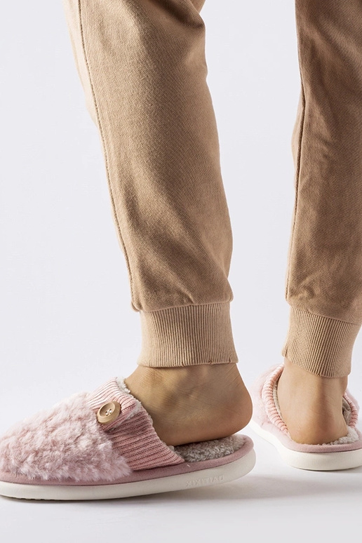 Ružové zateplené papuče Lakeland