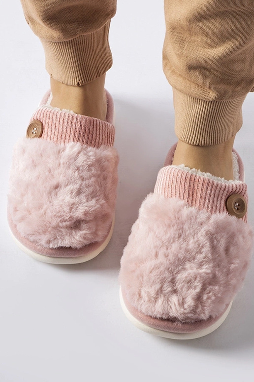 Ružové zateplené papuče Lakeland