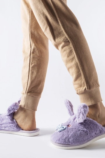 Fialové papuče s ušami a... 2