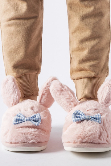 Ružové šľapky Bruno s ušami...