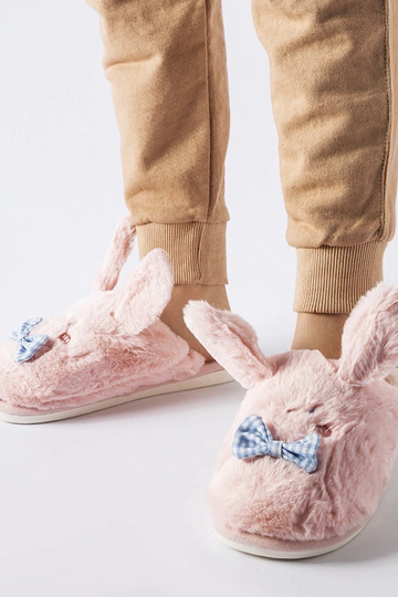 Ružové šľapky Bruno s ušami... 2