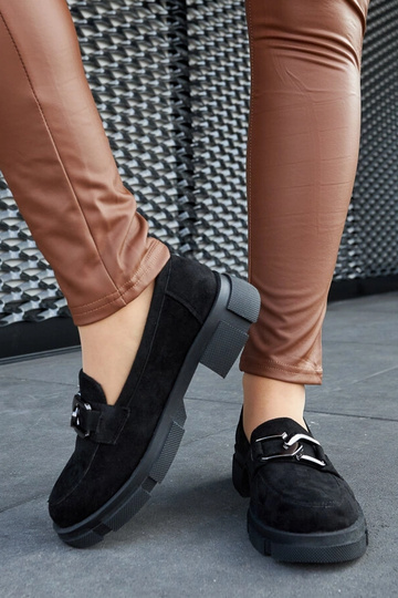 Čierne masívne mokasíny s... 2