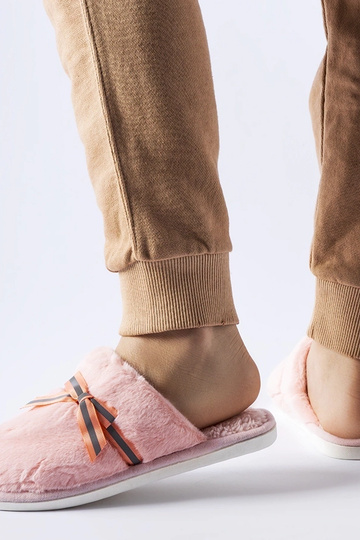 Ružové teplé papuče s... 2