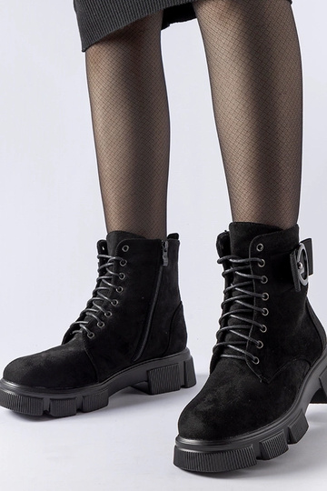 Čierne zateplené čižmy Cusiano