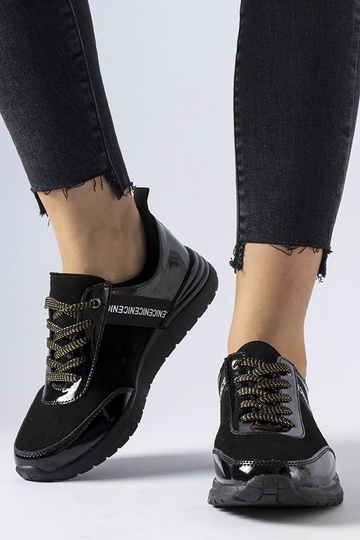 Čierne kožené tenisky... 2