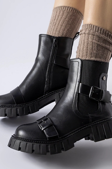 Čierne členkové čižmy s... 2