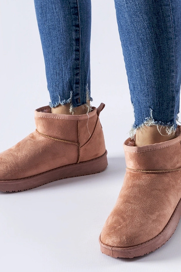 Ružové zateplené krátke...