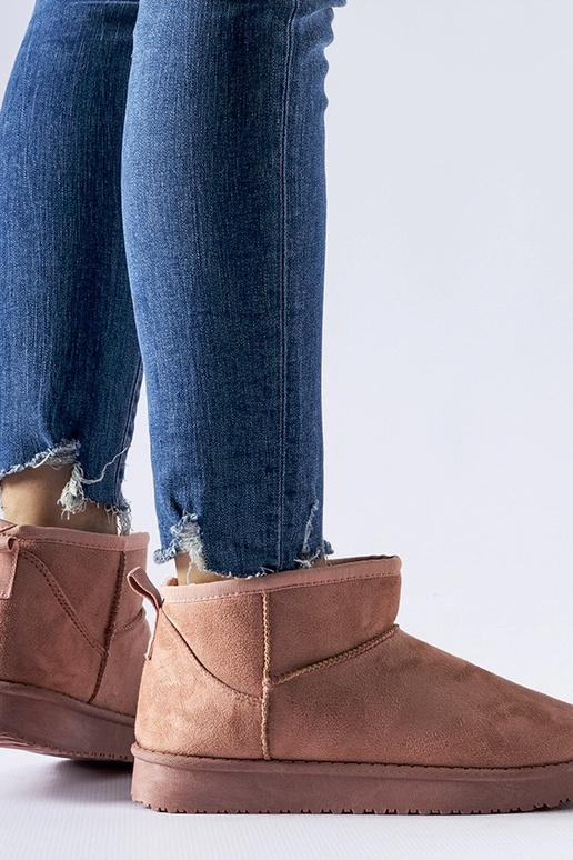 Ružové zateplené krátke snehule...