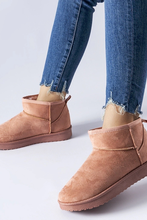 Ružové zateplené krátke snehule...