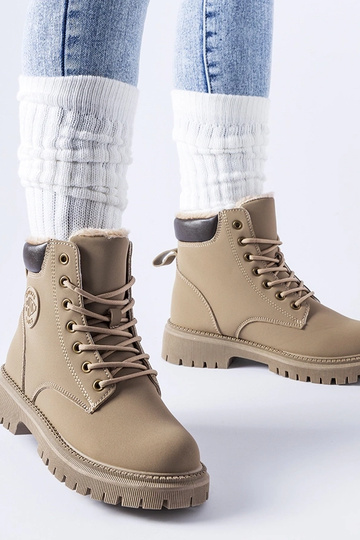 Hnedé zateplené čižmy Medole