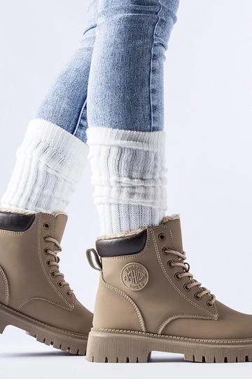 Hnedé zateplené čižmy Medole 2