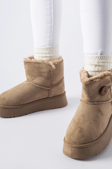 Hnedé zateplené snehule s...