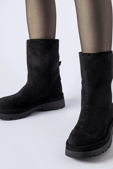 Čierne zateplené kotníkové... 2