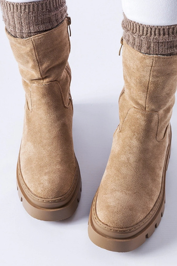 Hnedé zateplené členkové... 2