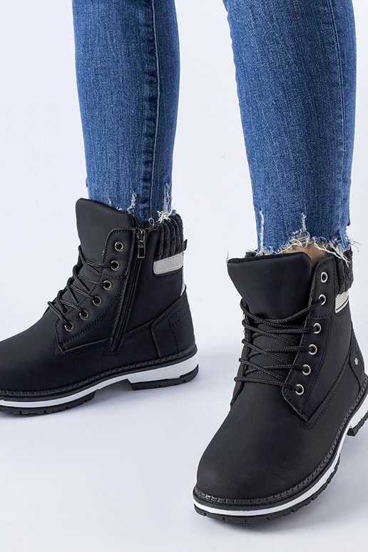 Čierny zateplený matný robotník Fernando