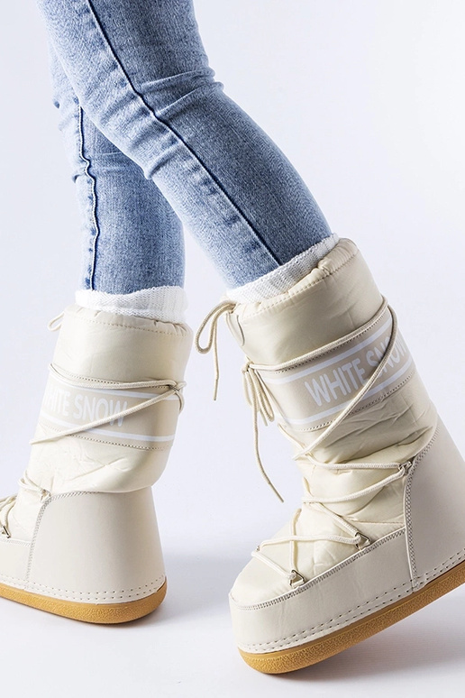 Béžové ľahké zateplené snehule Everett