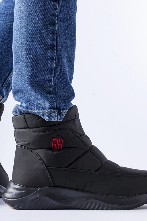 Čierne krátke zateplené snehule Chesnut