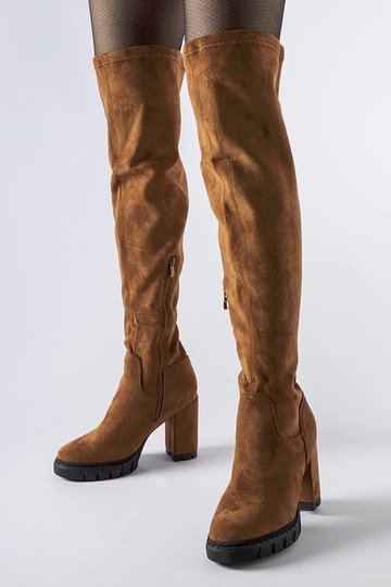 Hnedé železničné čižmy na... 2