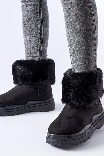 Čierne zateplené snehule so...