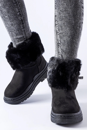 Čierne zateplené snehule so... 2