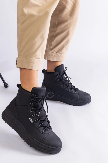 Čierne teplé čižmy Lee... 2