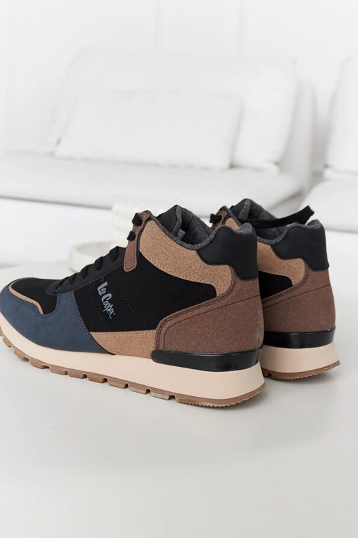 Modro-hnedé sneakersy LCJ-23-31-3065M