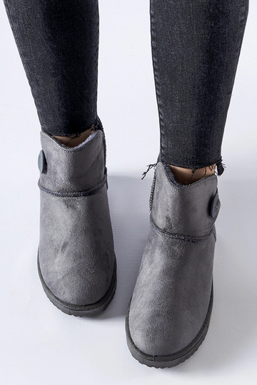 Šedé krátke zateplené... 2