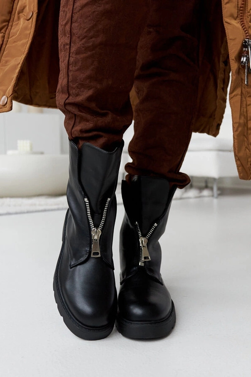 Oakdale čierne zateplené členkové...