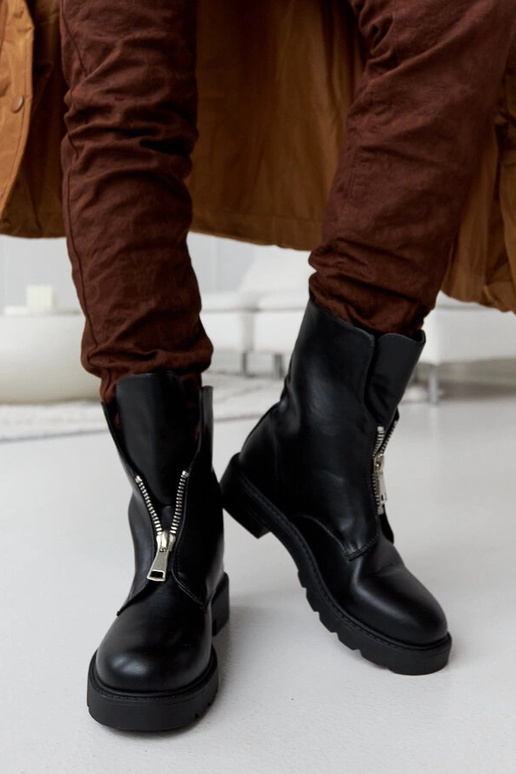 Oakdale čierne zateplené členkové...