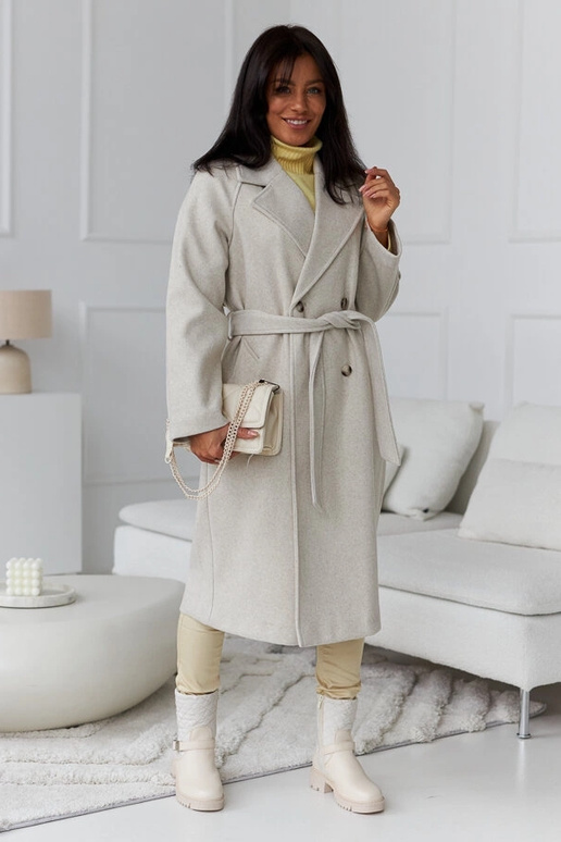 Béžové členkové čižmy s ozdobným...