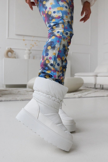 Biele zateplené snehule na...