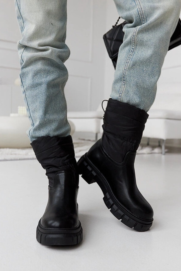 Čierne zateplené prešívané... 2