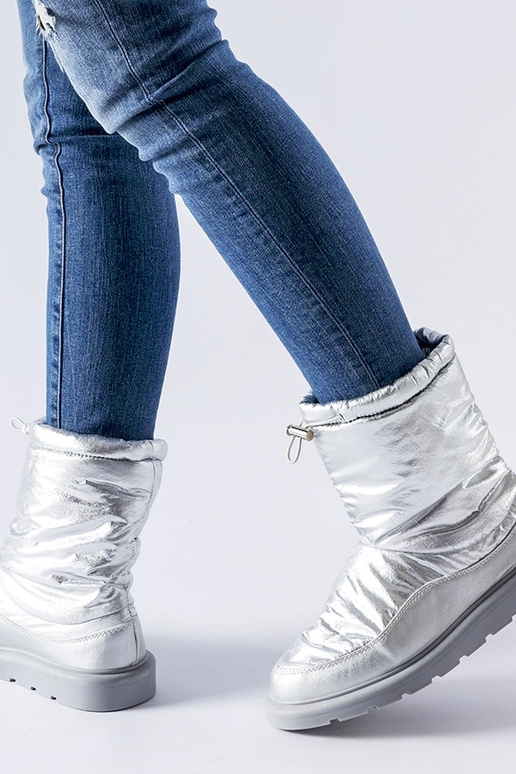 Strieborné zateplené snehule Whitetail