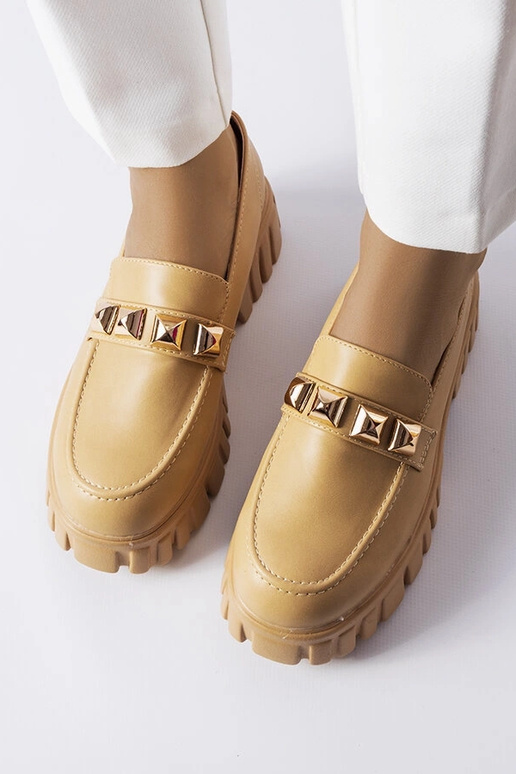 Béžové mokasíny Frisco