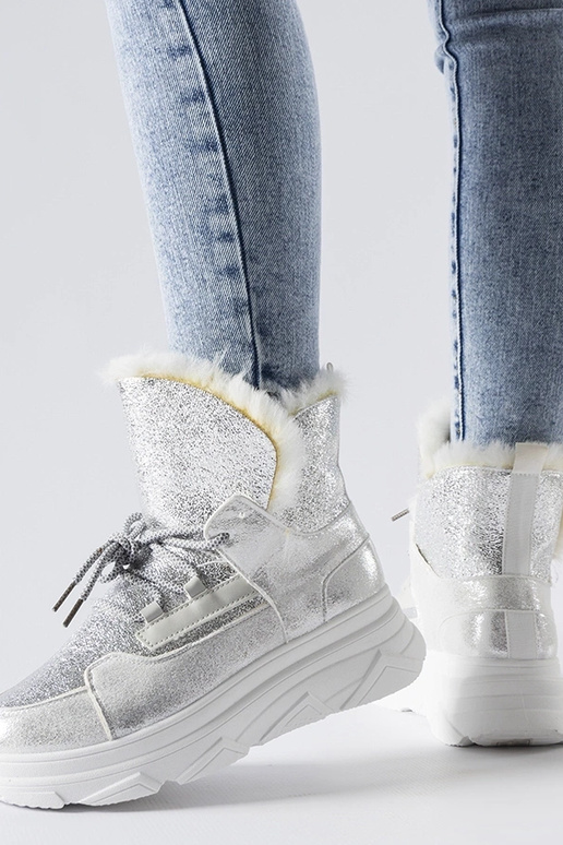 Bielo-strieborné zateplené snehule...