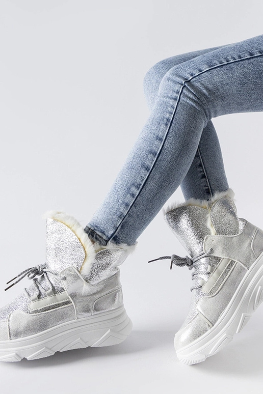 Bielo-strieborné zateplené snehule...